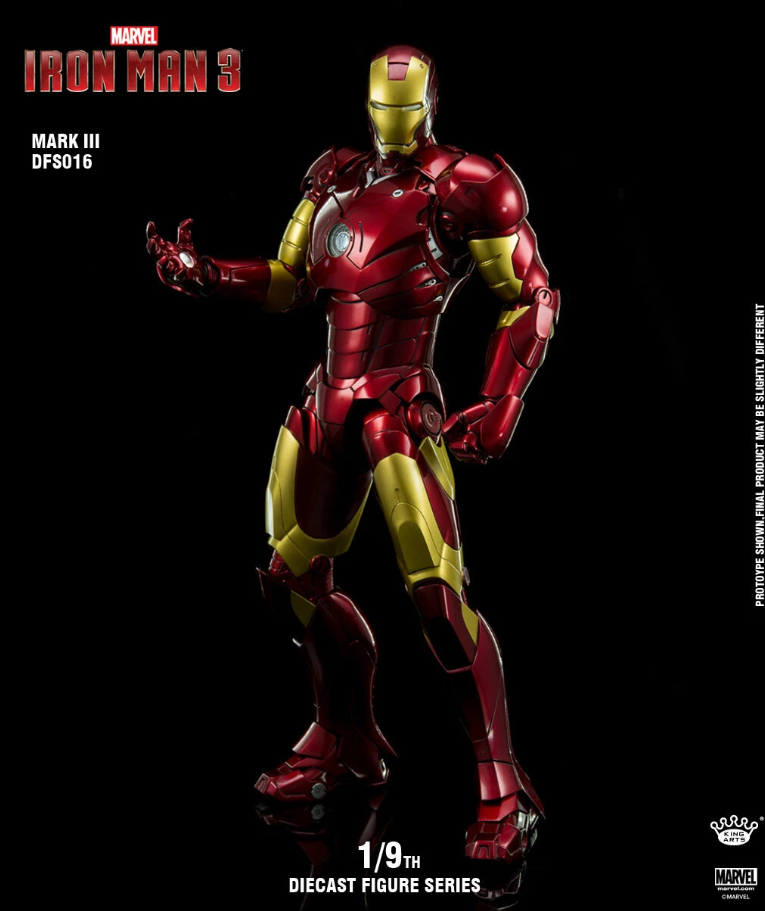 寄賣 其他-Marvel KingArts Iron Mark 3 Diecast Figure Series