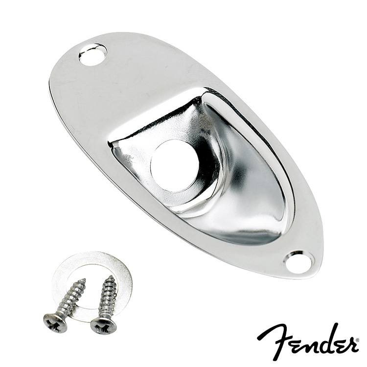 Fender 0991369000 Strat Jack Ferrules Chrome 導線孔蓋