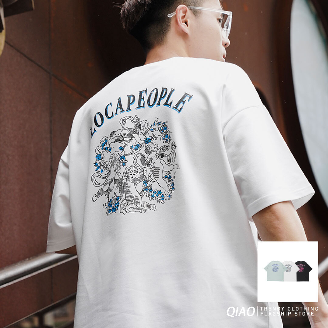 QIAO - LOC愛神邱比特 印刷短Tee