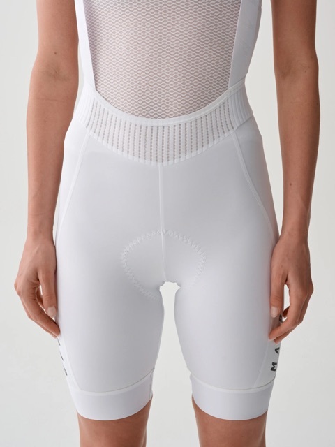 【MAAP】W's Team Bib Evo Cargo 女吊帶口袋短車褲 / White 純白