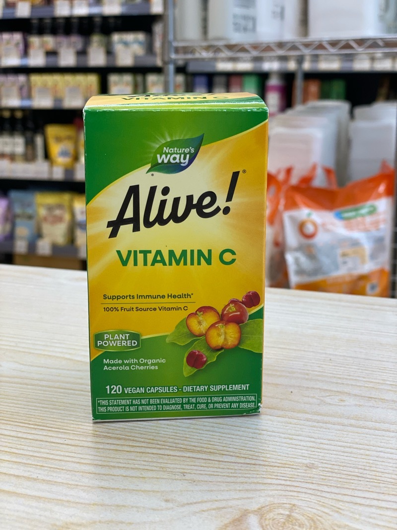 Alive 天然維他命C 120粒 (最佳食用日期為2026/9/30)