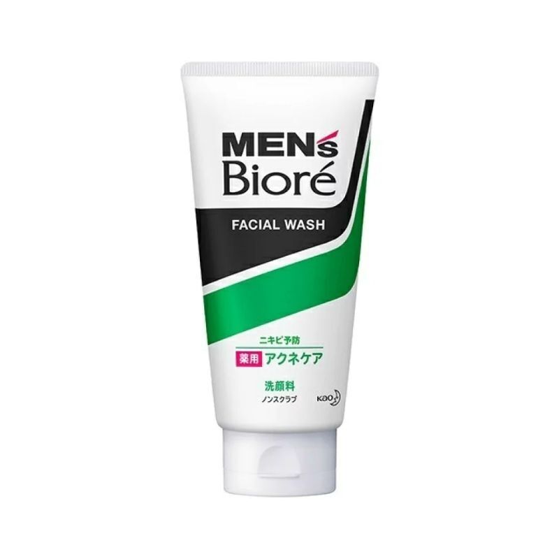 花王碧柔 男士抗痘護理潔面乳130g 綠 (Barcode: 4901301286833)