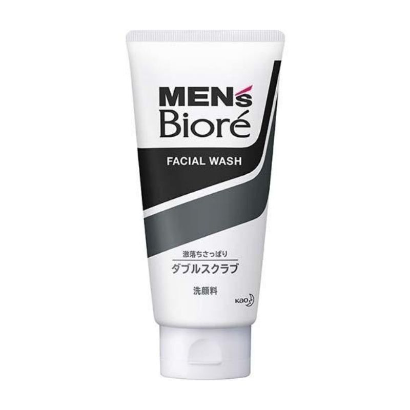 花王碧柔 男士雙效磨砂潔面乳130g 黑 (Barcode: 4901301257666)