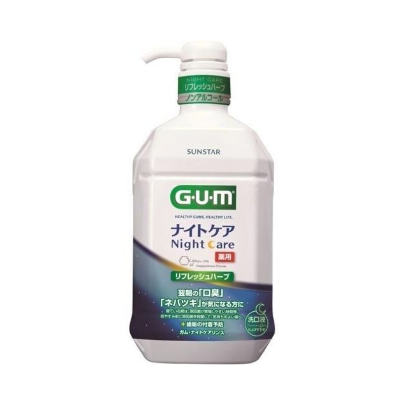 SUNSTAR G.U.M 溫和低刺激配方牙周護理潔齒草本漱口水 900ml (Barcode: 4901616010901)