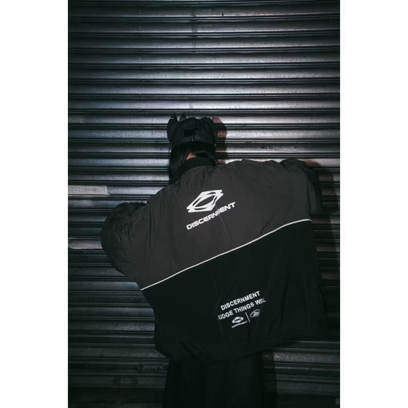 (GOAL) DCM 反光 拚色 風衣外套