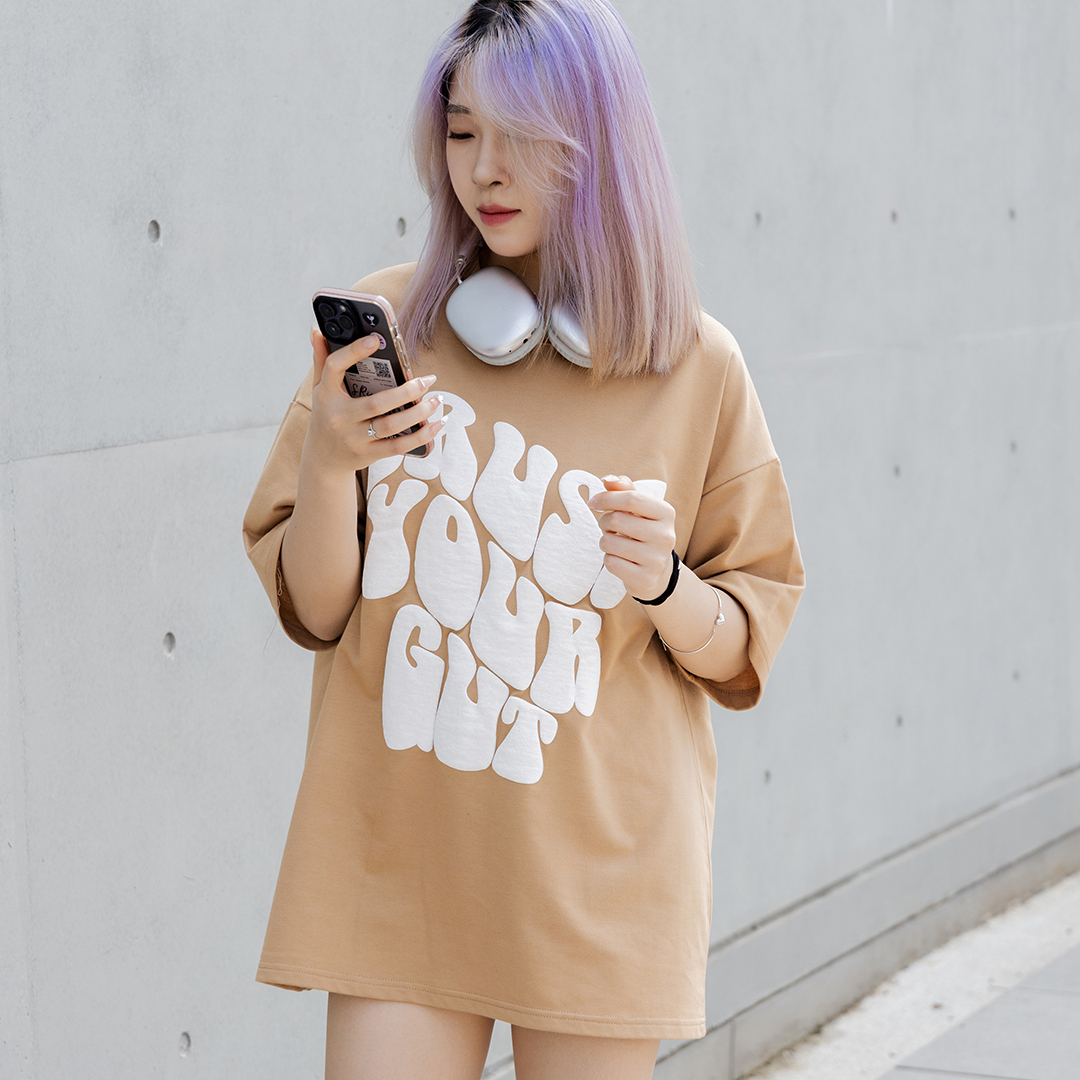 QIAO - TRUST YOUR GUT 發泡印製