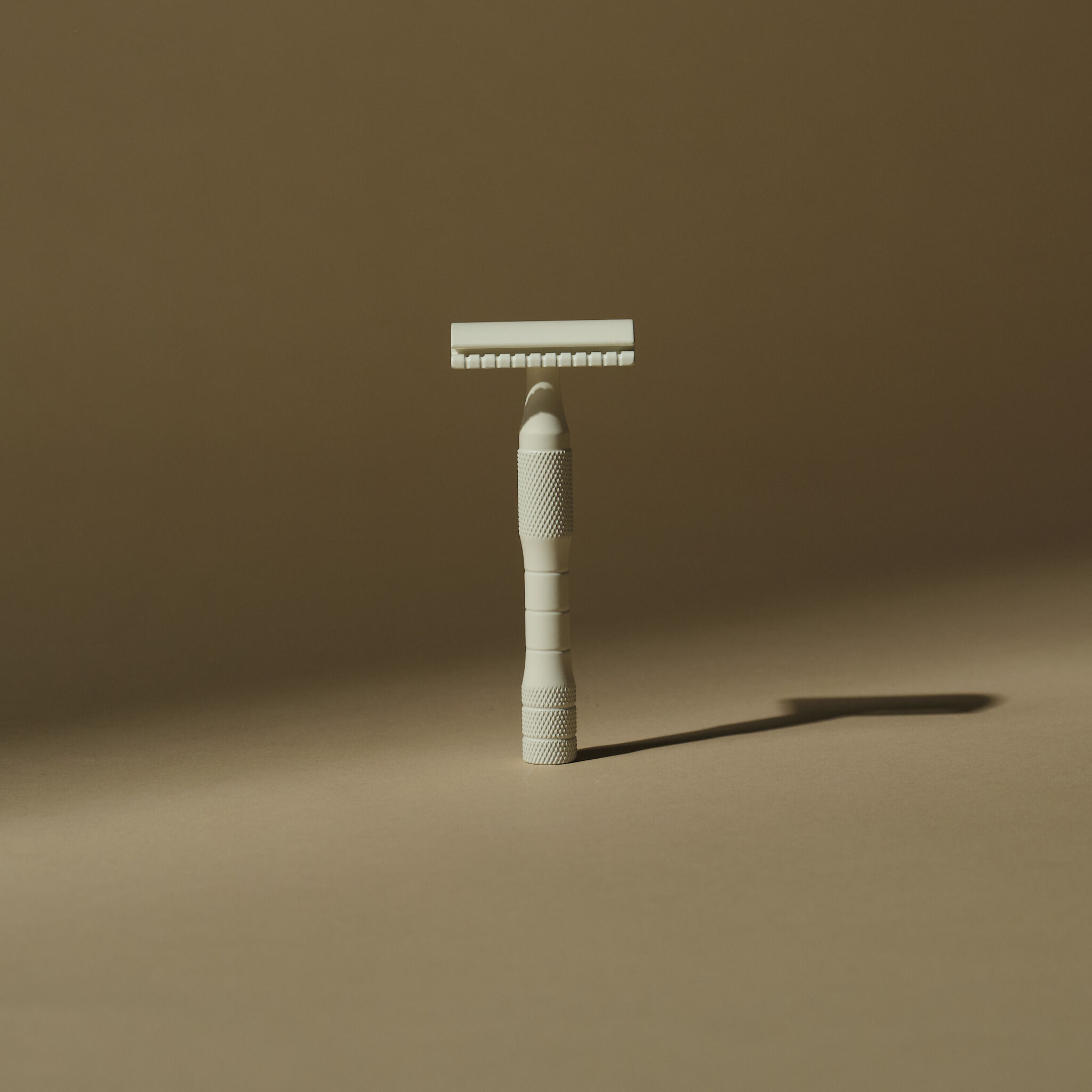 黃銅脫毛剃刀 [奶油白] (Safety Razor- Cream)