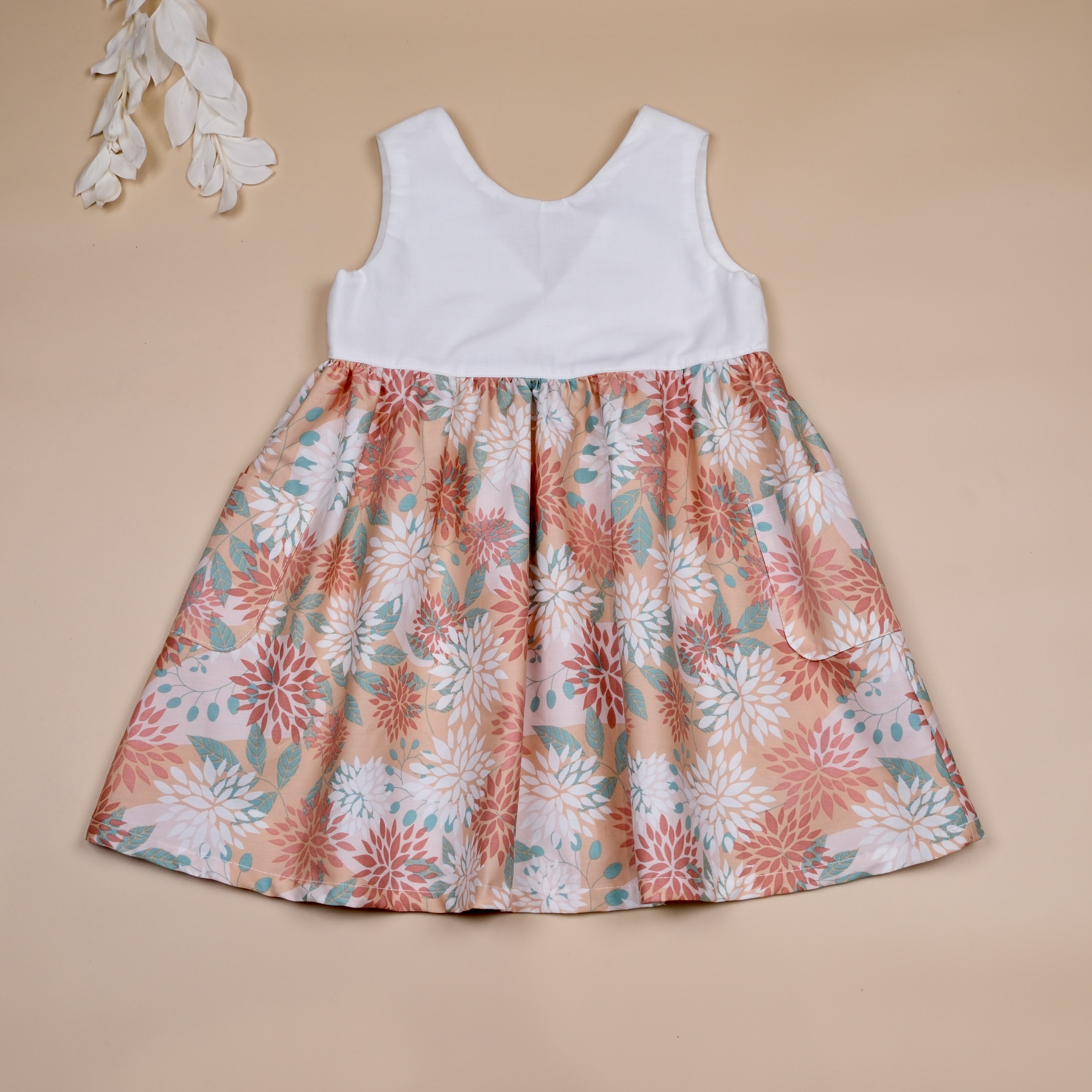 花語小日子 Flower Days ❁ 花語秋陽 ❁ 手作女童無袖洋裝