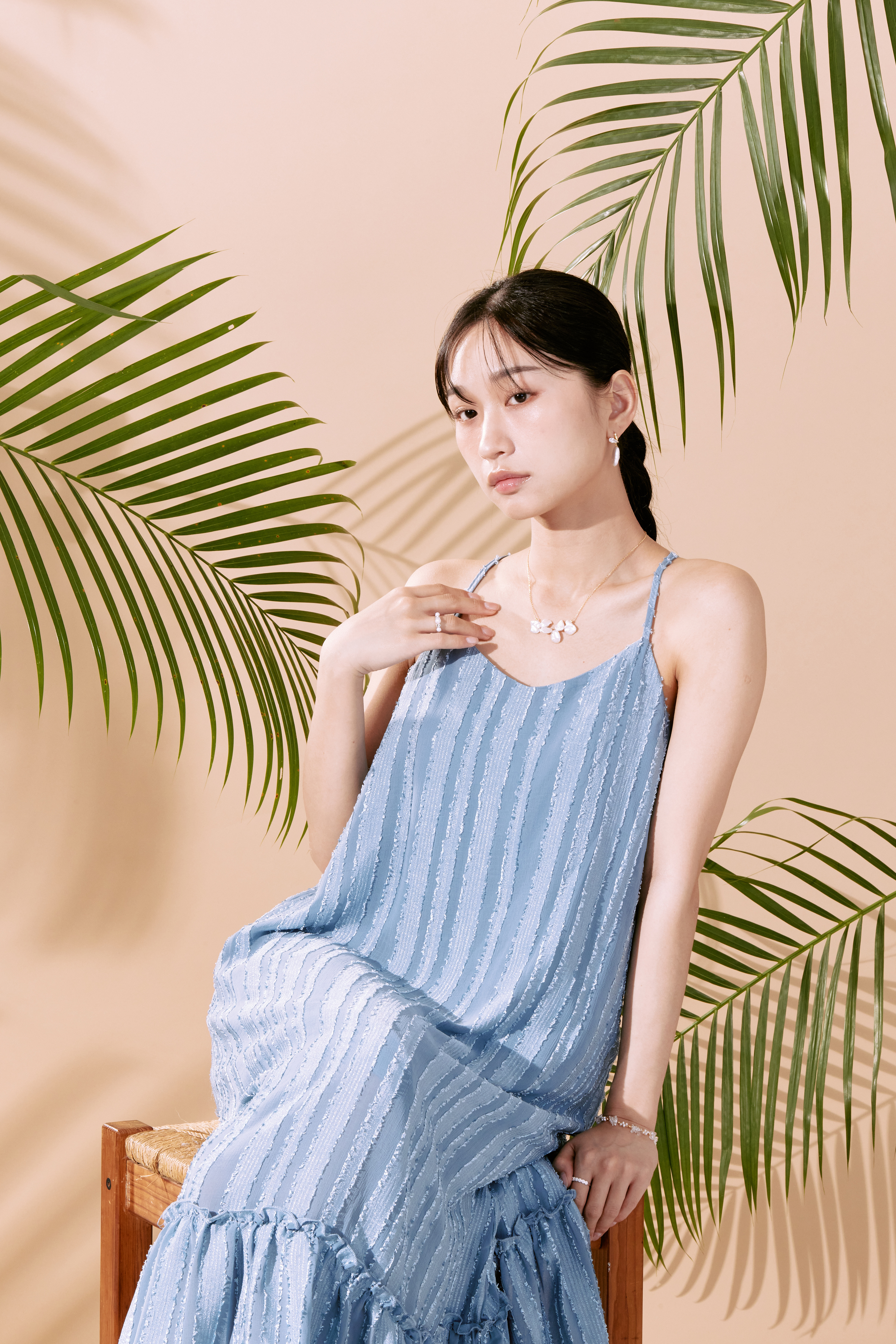 純銀不規則珍珠項鍊