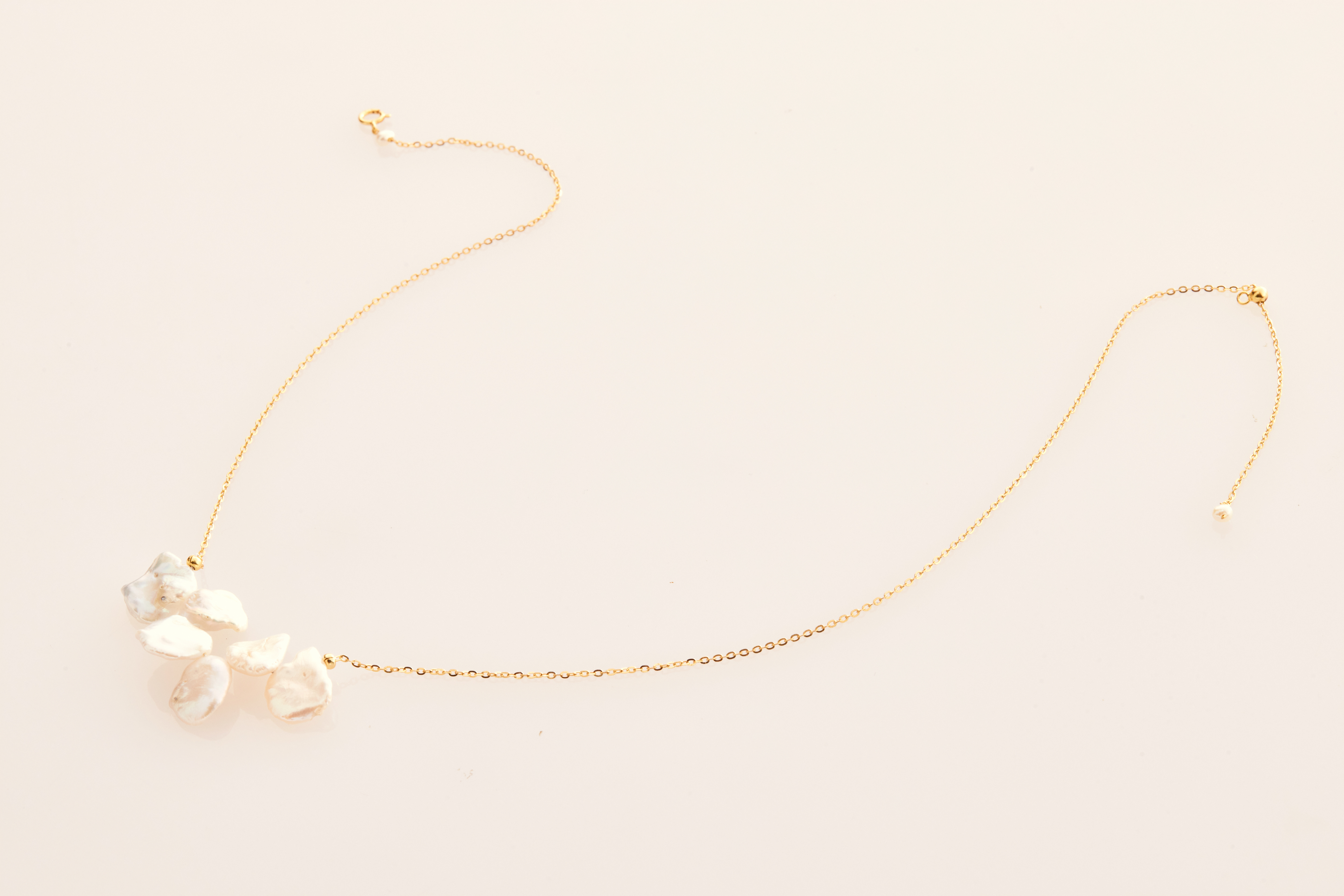 純銀不規則珍珠項鍊