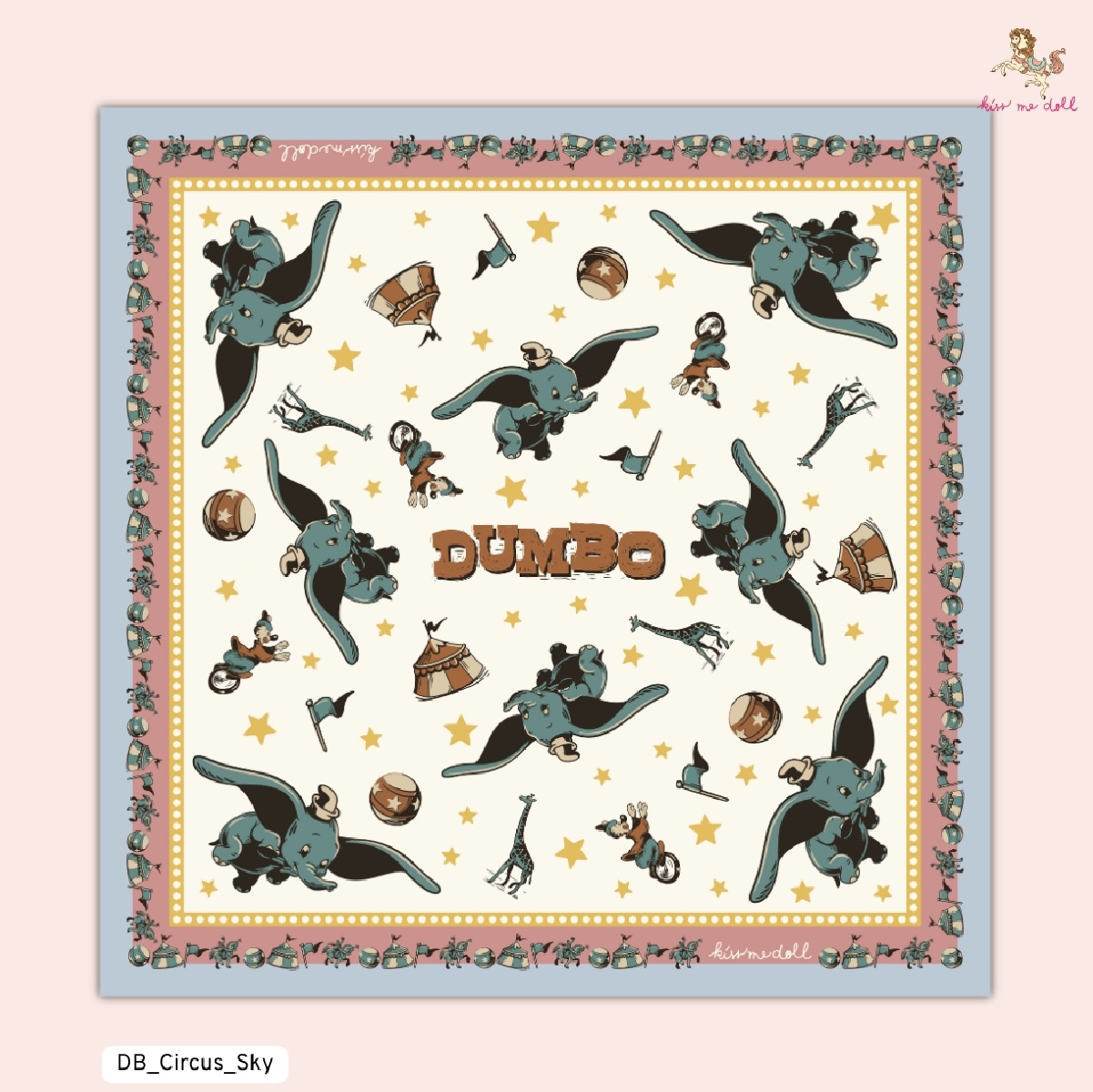 KISS ME DOLL - 真絲絲巾 ( DUMBO )