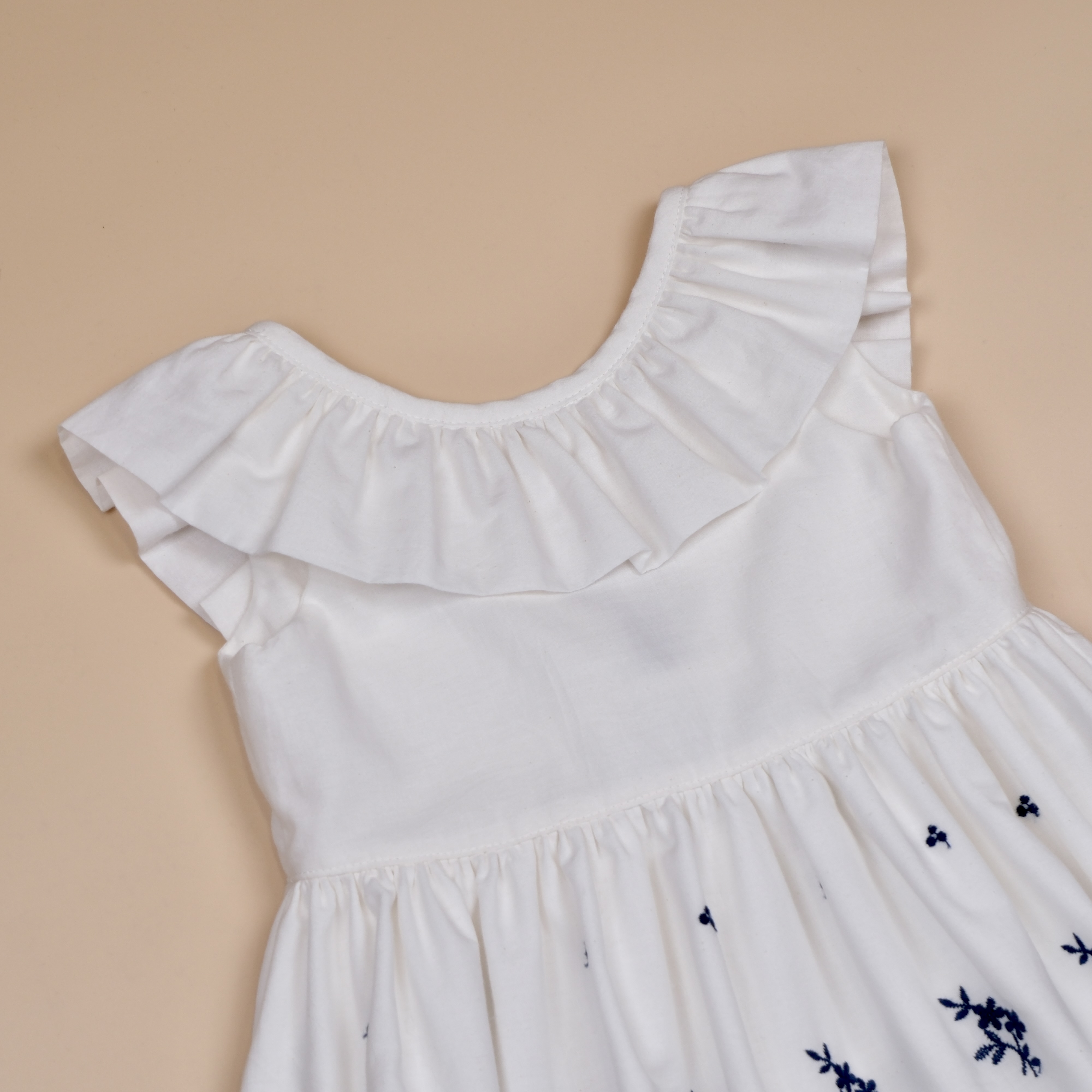 文藝復興 Renaissance ᯽ 靛語花園 ᯽ 手作女童無袖洋裝