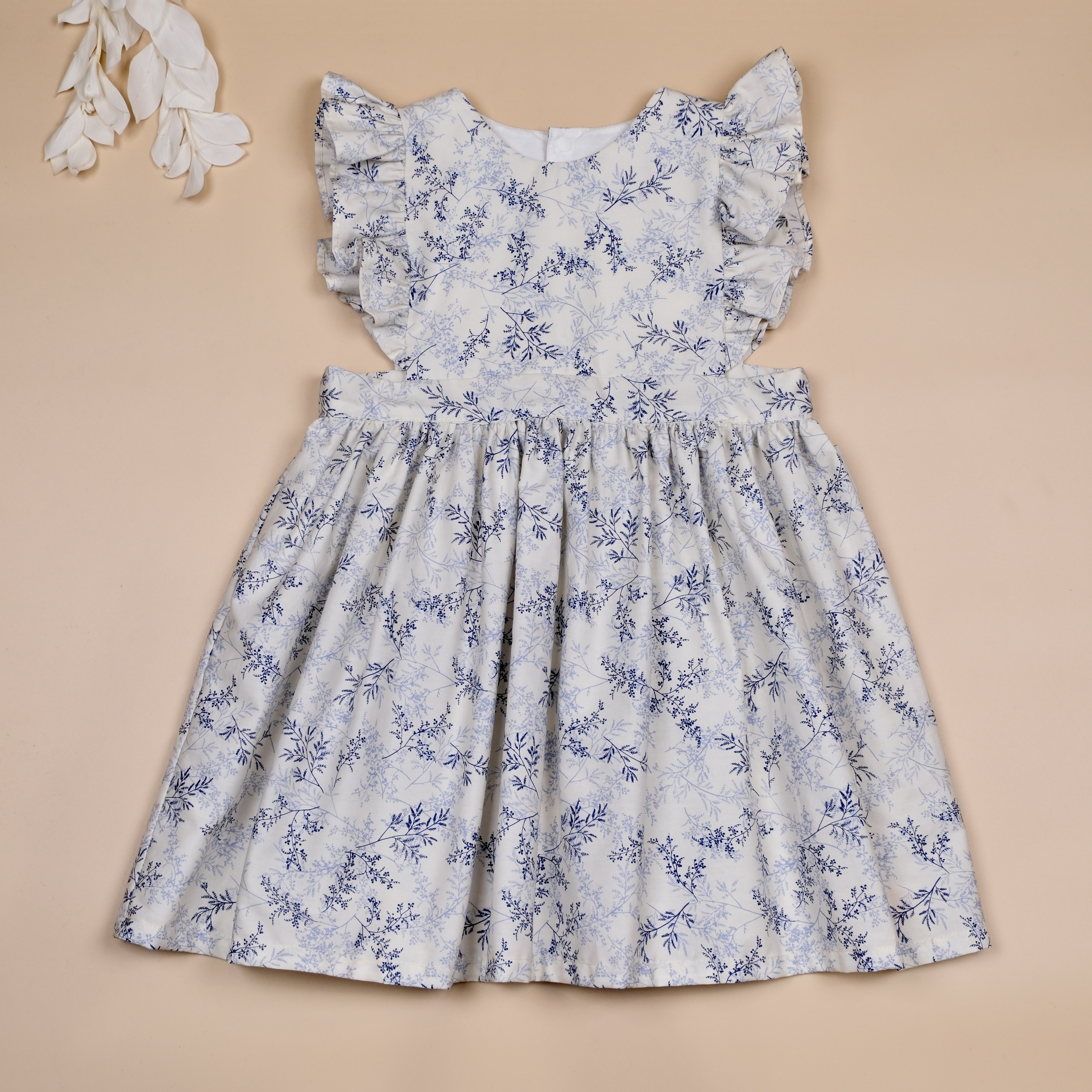 琪花宮廷 Court of Rare Blooms ❁ 手作女童荷葉飛袖洋裝