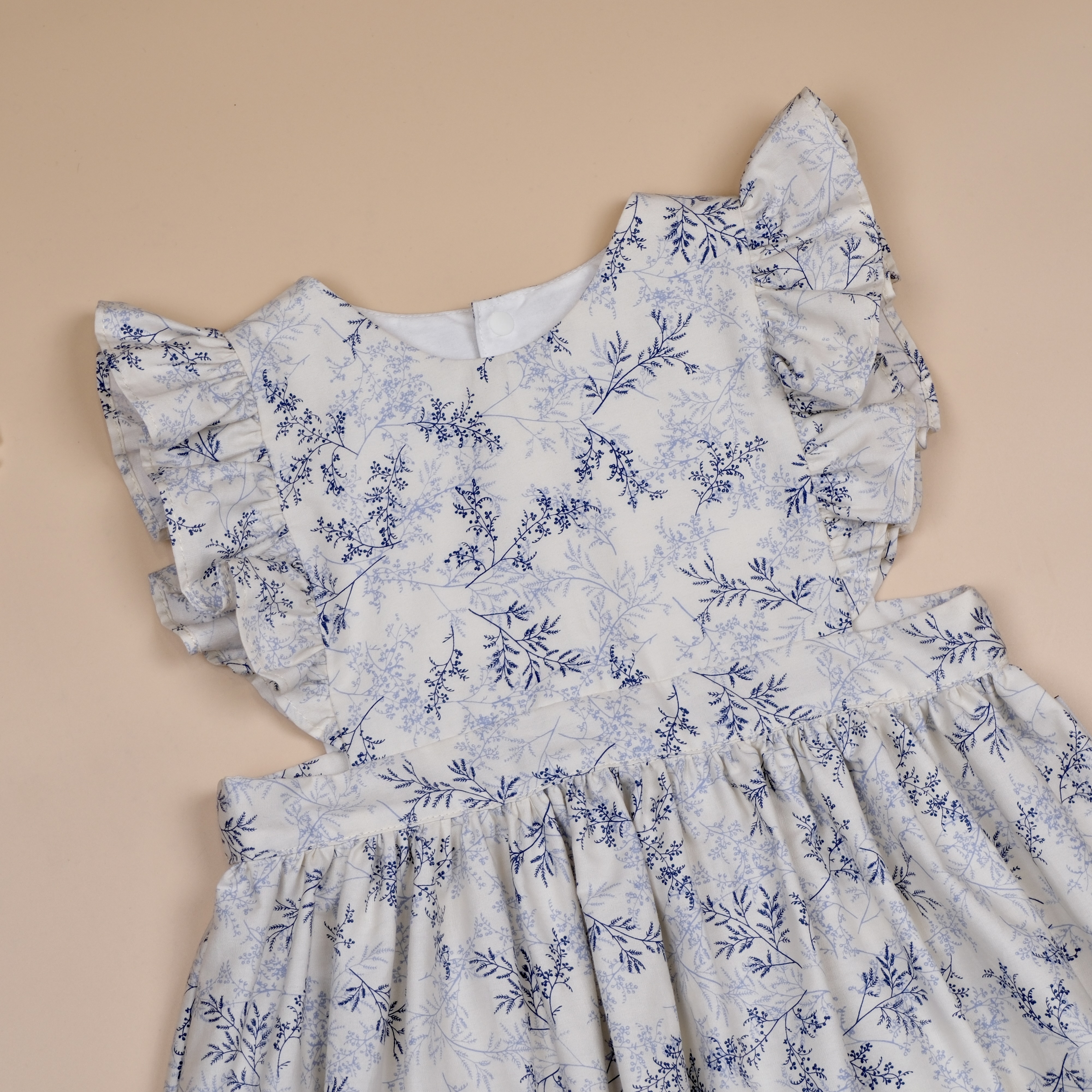 琪花宮廷 Court of Rare Blooms ❁ 手作女童荷葉飛袖洋裝