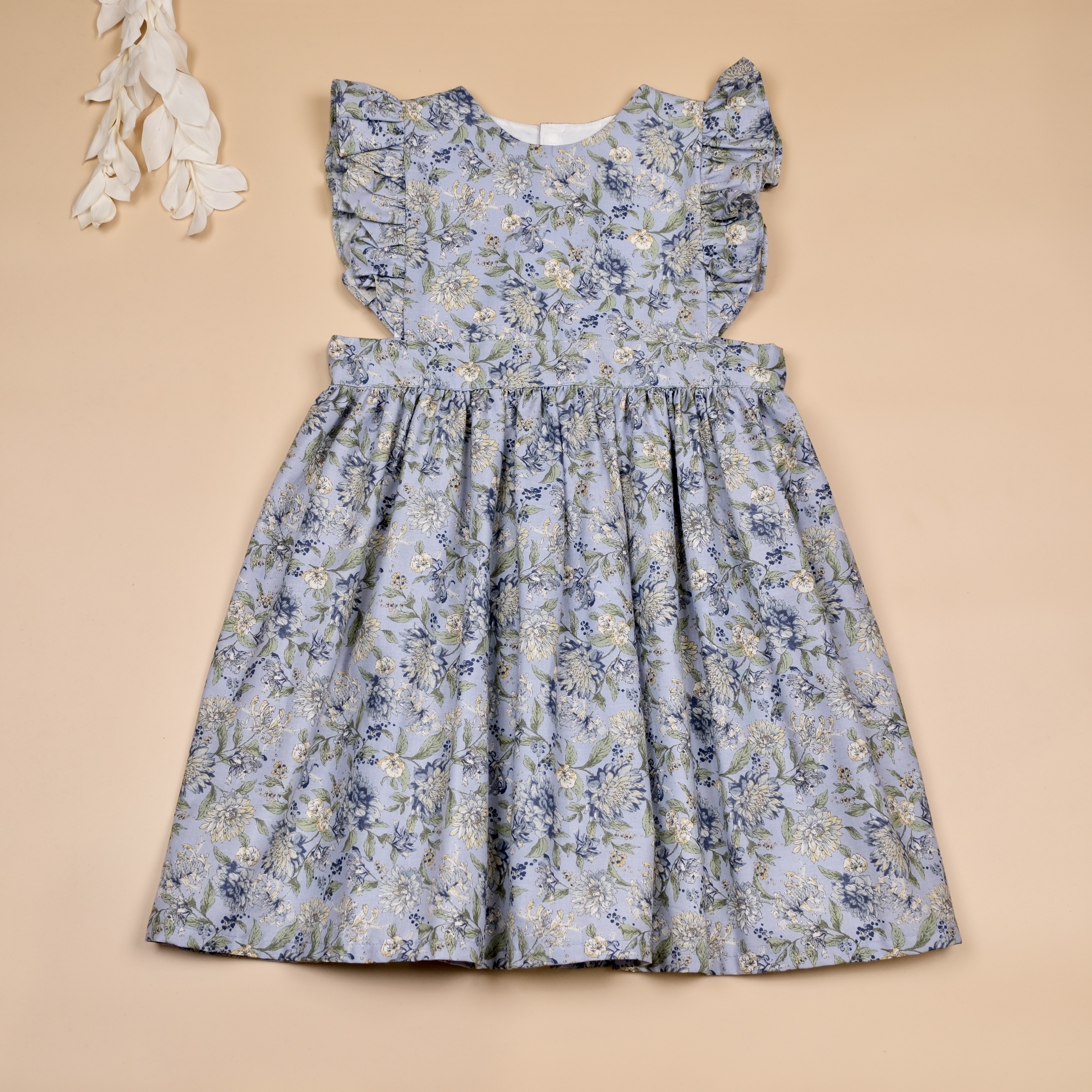 芳草宮廷 The Palace of Grass ❁ 手作女童荷葉飛袖洋裝