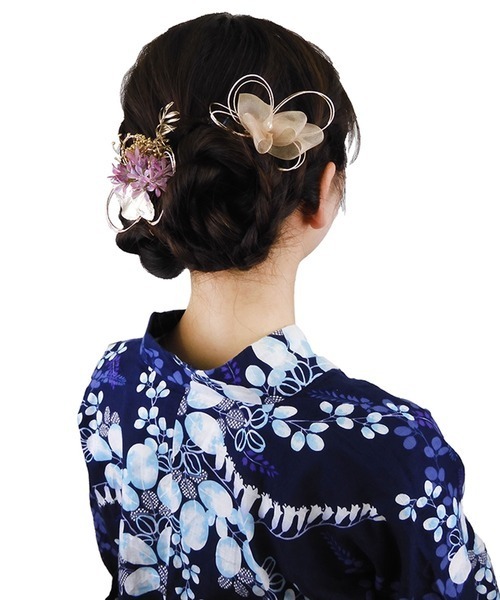 日本乾花髮梳SET