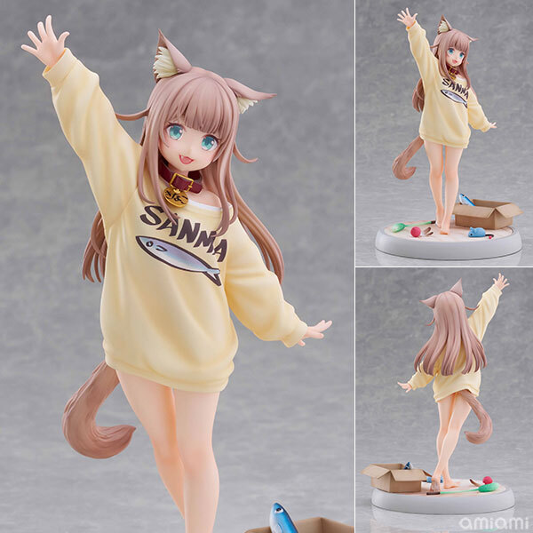 May GOLDENHEAD+ My Cat Is A Kawaii Girl KINAKO -Play With Ver.- PVC Figure 1/6 Scale Pre-order