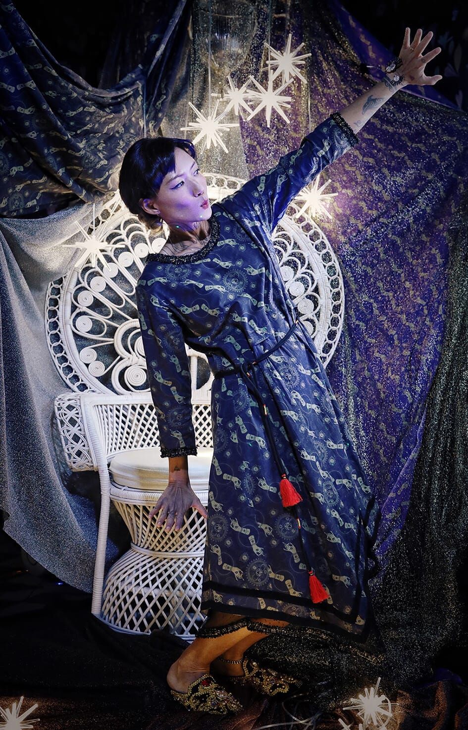 Macrame X Candy Lo Collection 印花連身裙 (MC0002)