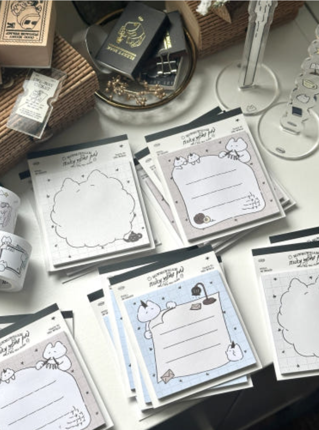 Mewmewbeam｜復古便利貼（三款）