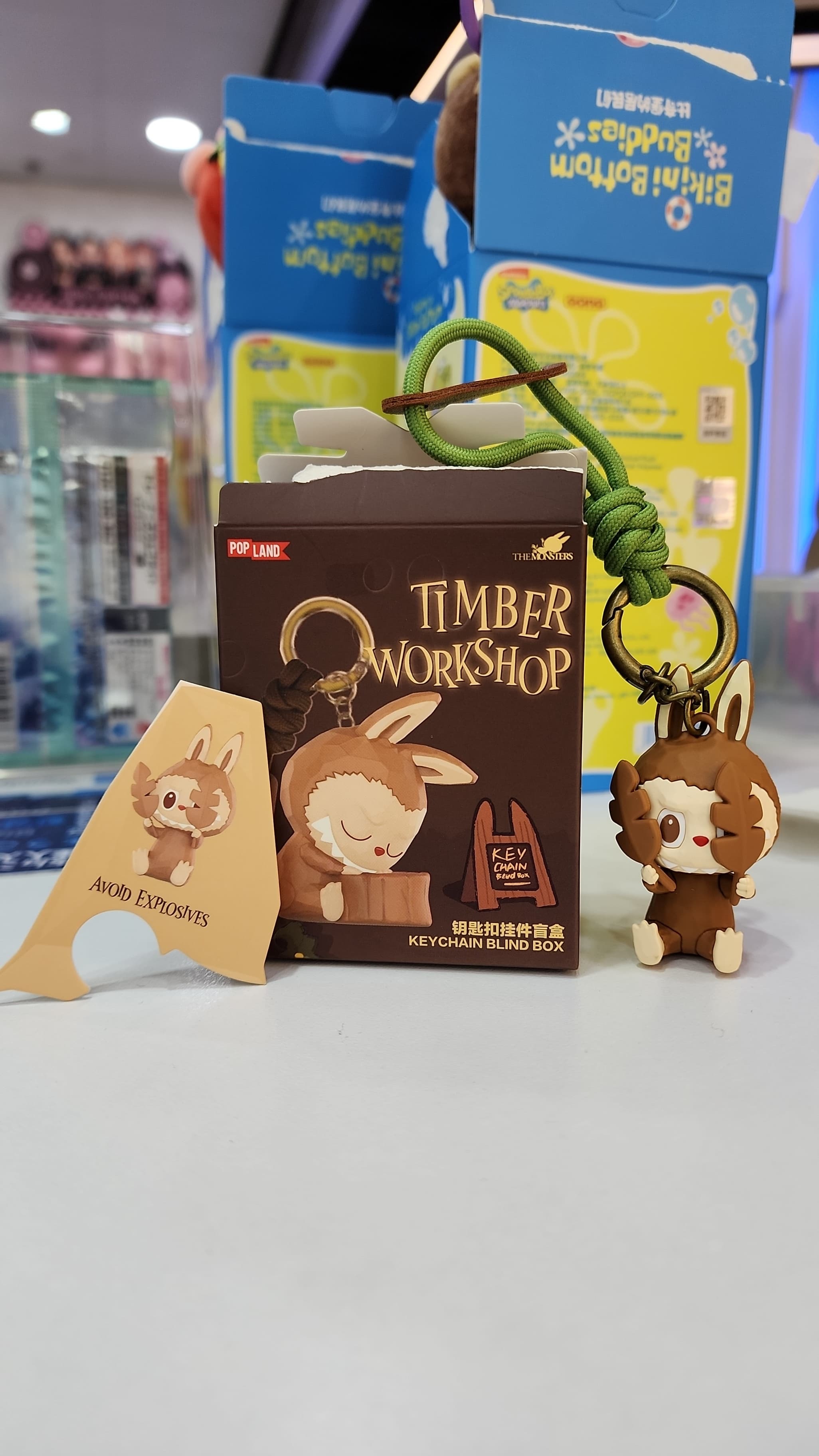 Labubu Timber Workshop Keychain Blind Box (POP MART)