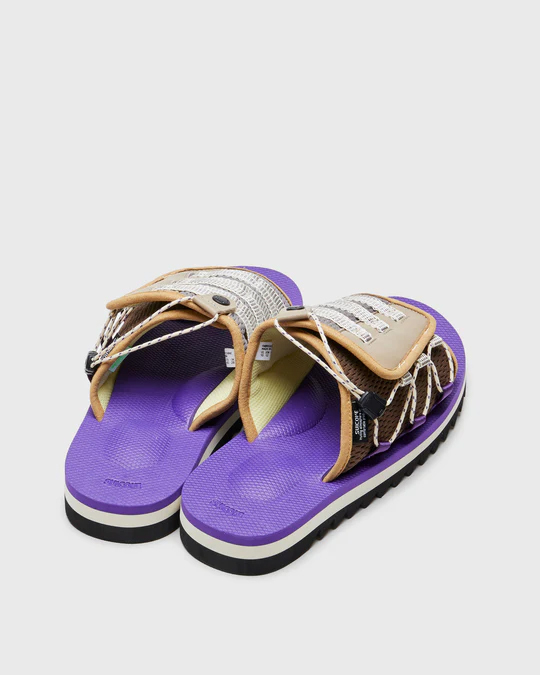 Suicoke OG-195-2ab / DAO-2ab 涼鞋 - 棕色 x 紫色 (0620)