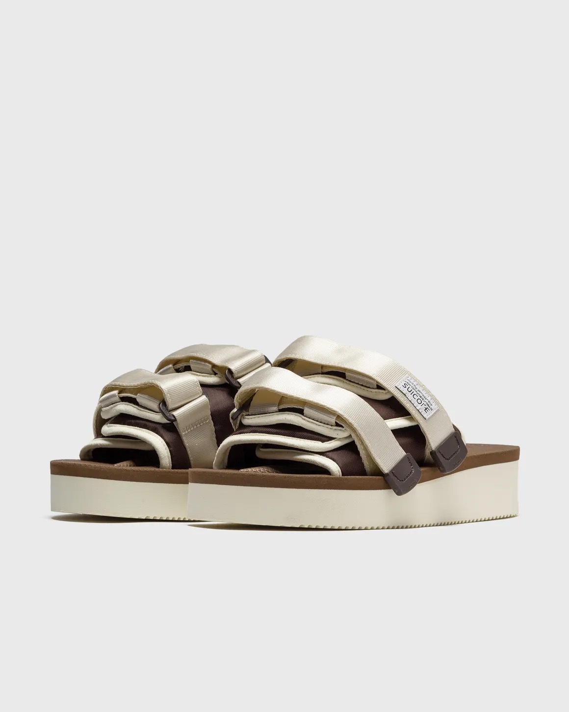 Suicoke OG-056PO/MOTO-PO Ivory x Brown (0620)