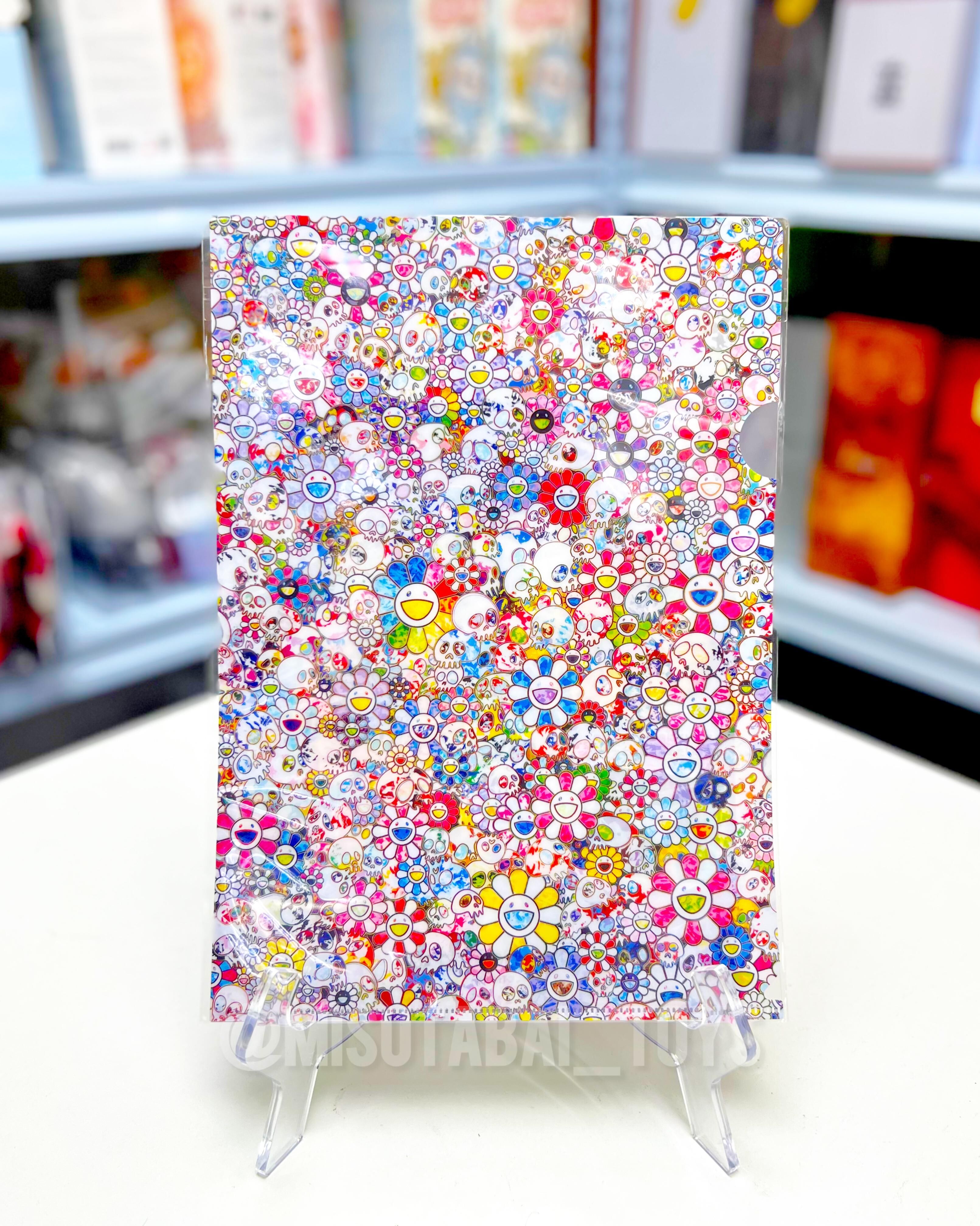 Takashi Murakami A4 Folder-Skull & Flowers Castle Wall In The Sky