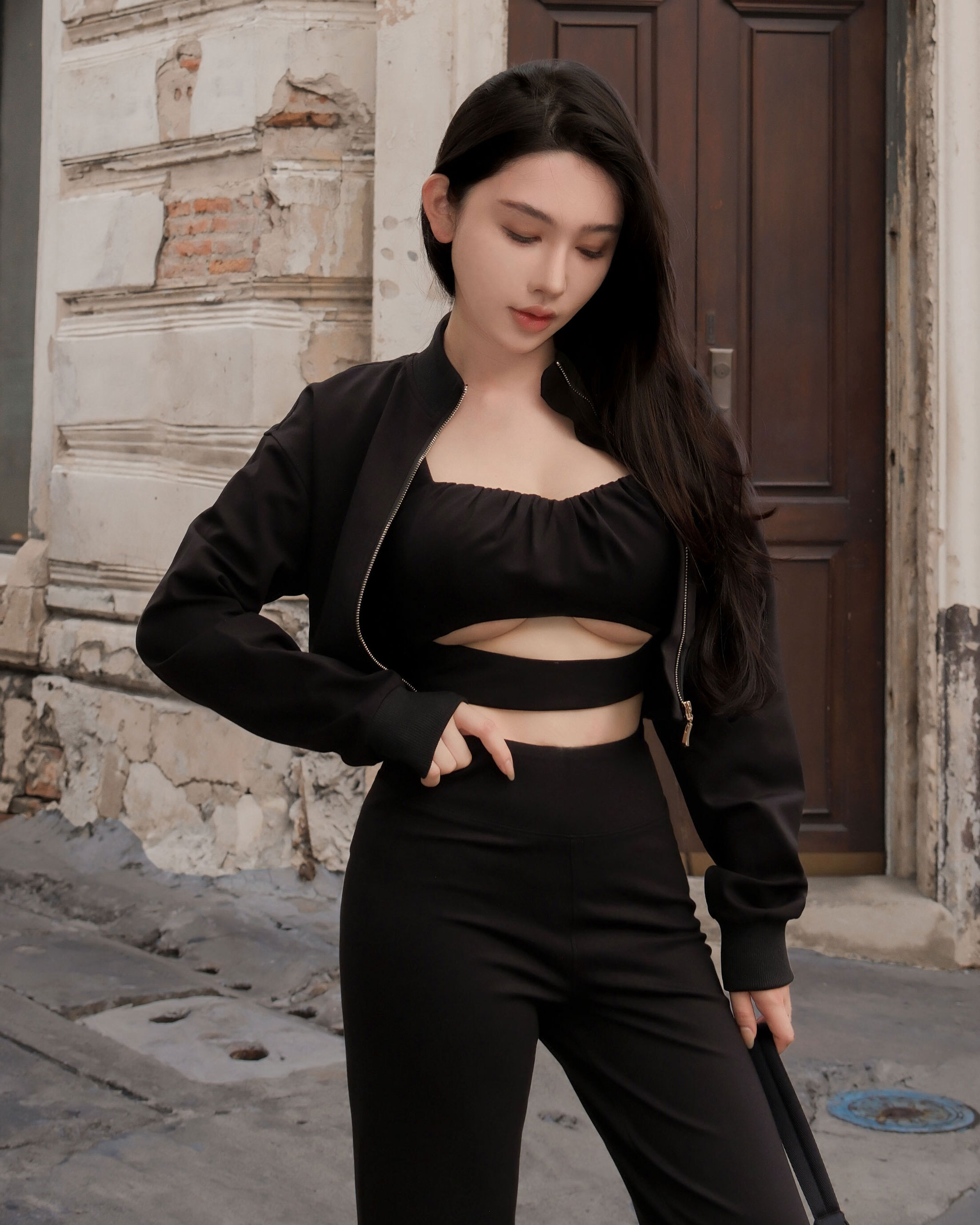 訂製-休閒重磅棉立領短外套