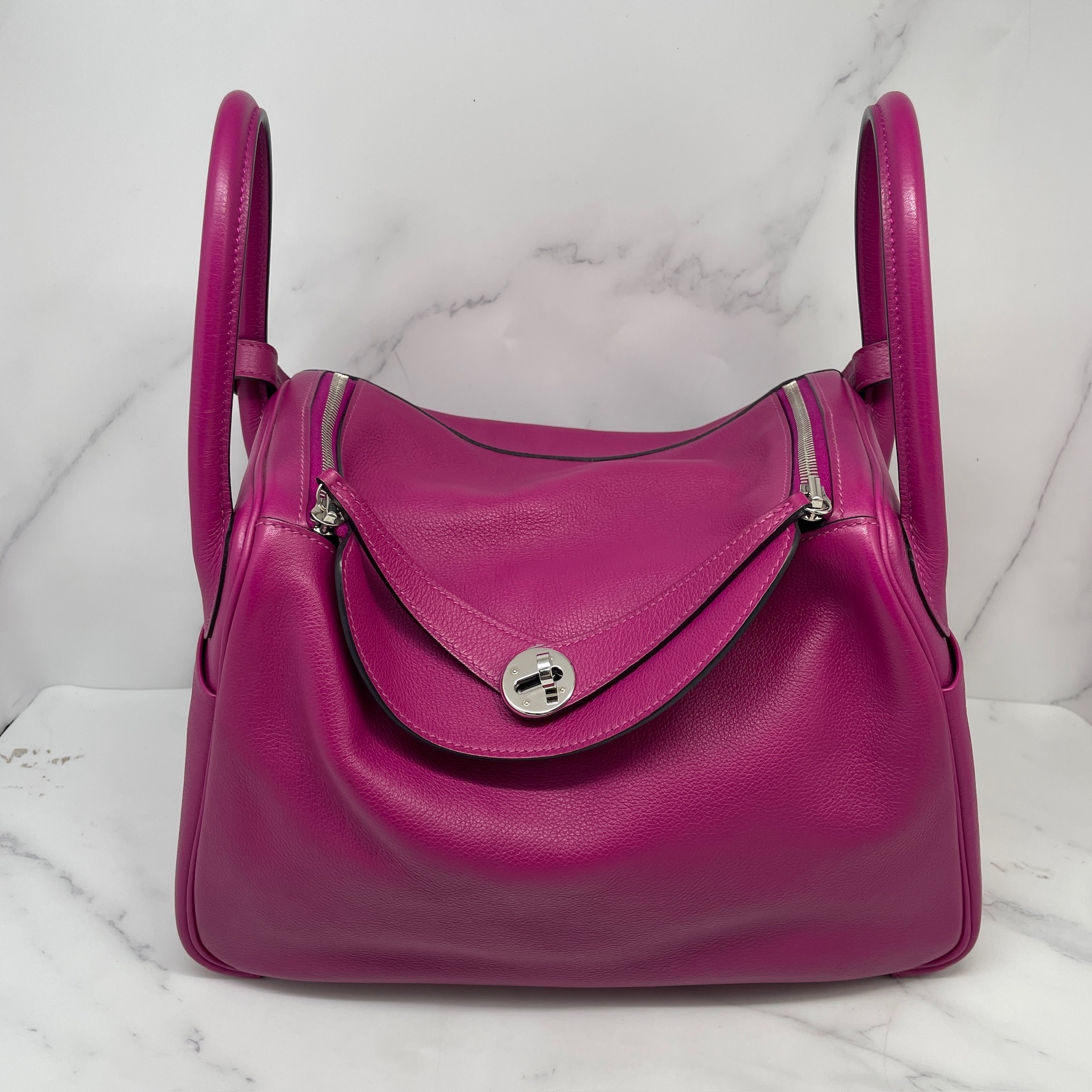 Hermes Lindy 30  (L3 Rose Pourpre 木蘭粉色 )