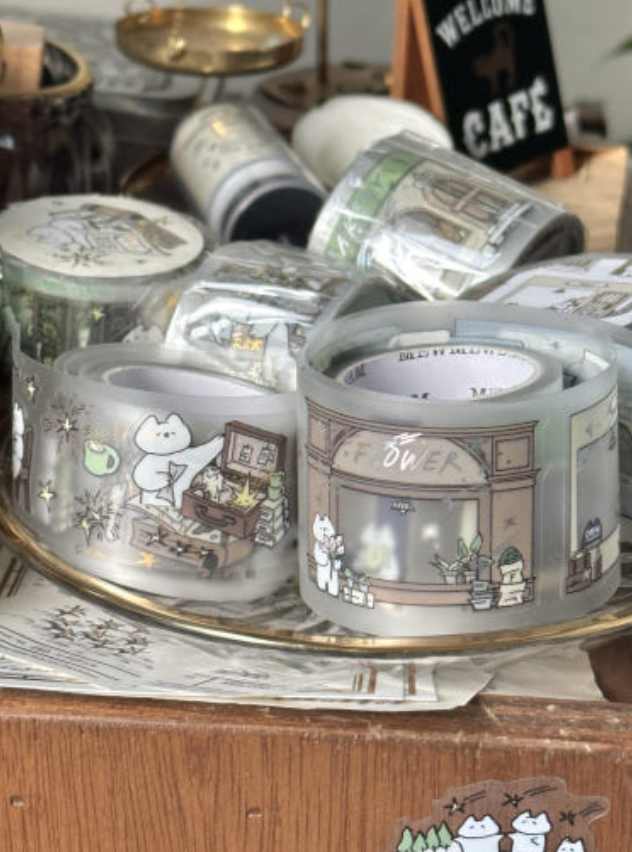 Mewmewbeam | 店員小貓2 割型膠帶卷 2302