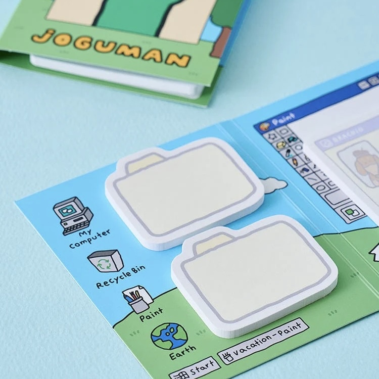 韓國文創 JOGUMAN 恐龍 大頭 電腦桌面造型 便利貼