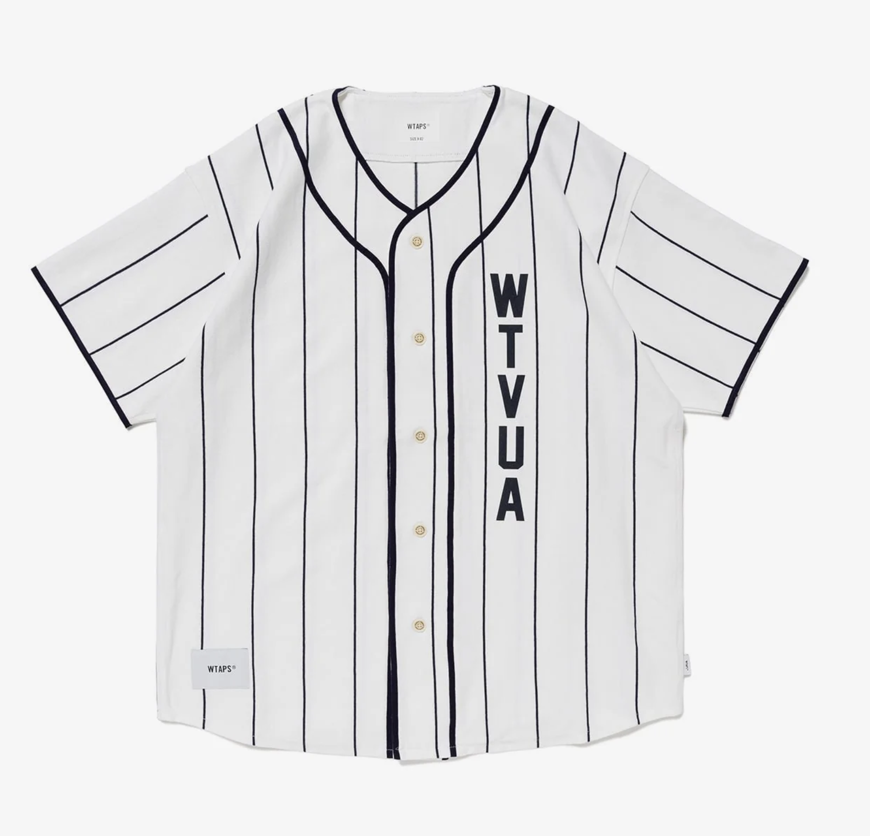 WTAPS SS25 LEAGUE / SS / COTTON | (White / Navy)