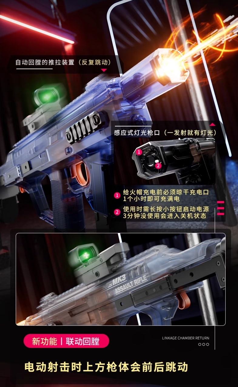 MK3 2025新款電動水槍2色