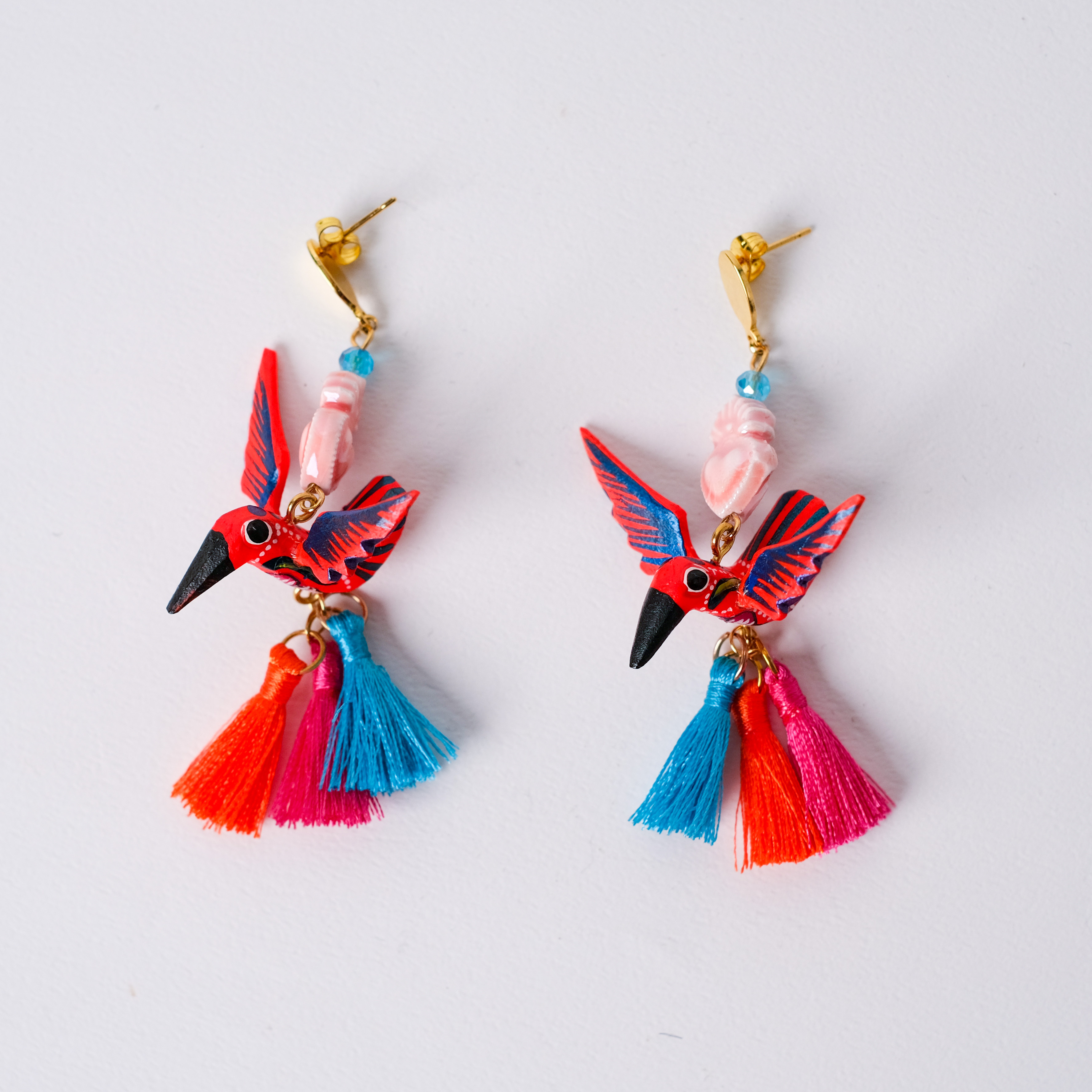 神獸手工木刻耳環｜Xalapa 38｜墨西哥