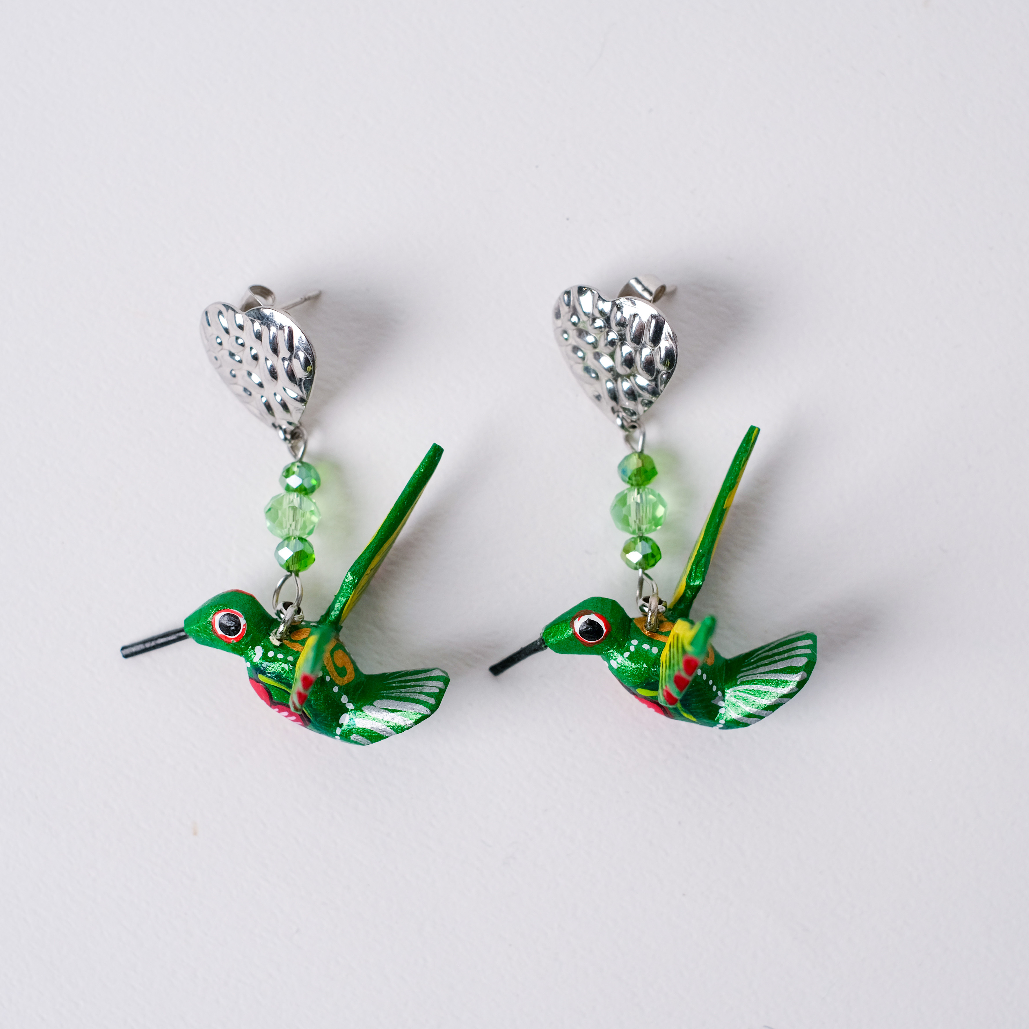 神獸手工木刻耳環｜Mérida 39｜墨西哥