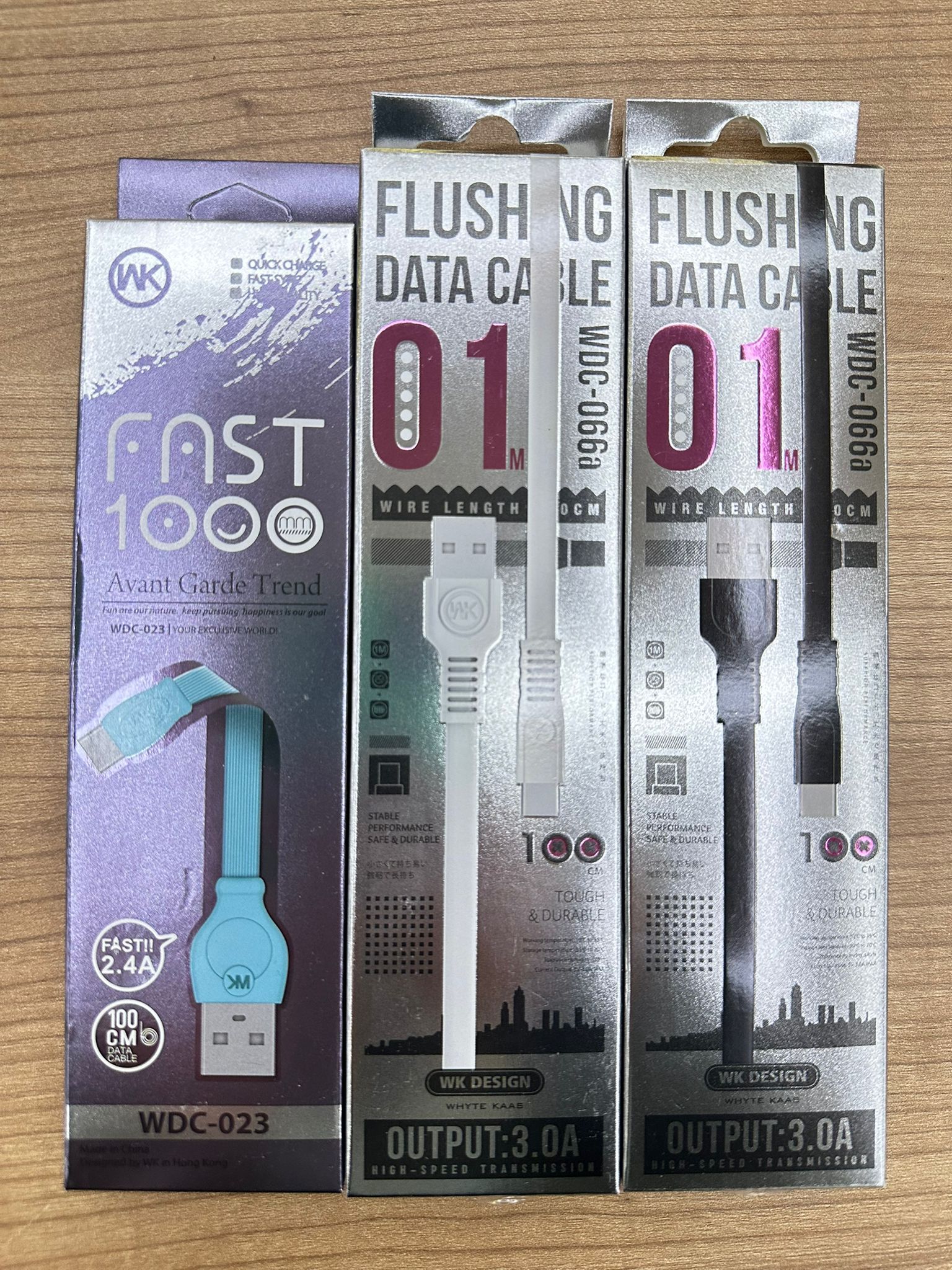 【現貨】WK Design K810561 Type-C 充電線 (5條裝-隨機)