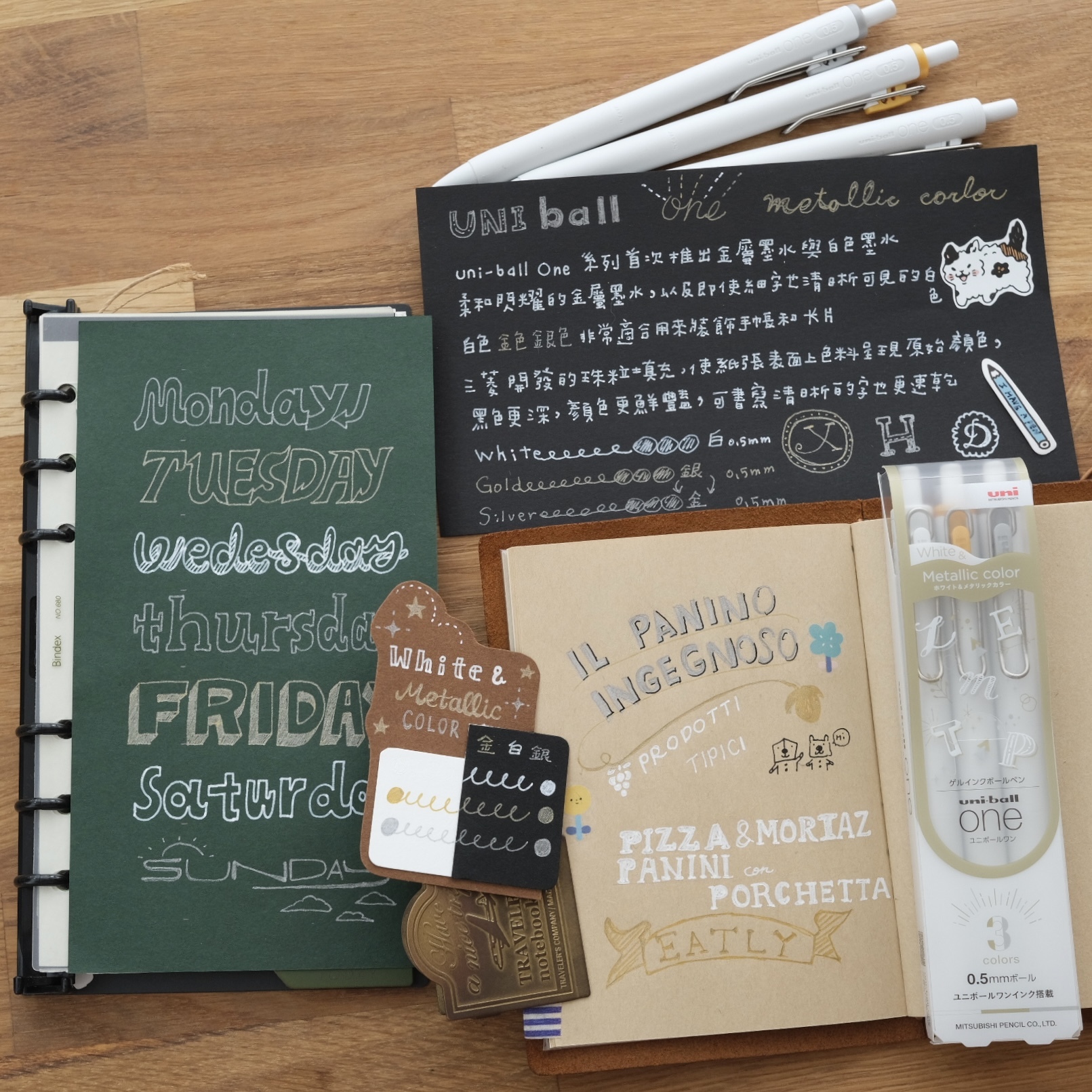 單枝筆賣場 uni-ball one 金屬色 金銀白 中性筆 0.38 / 0.5 mm｜UNI 三菱 日本