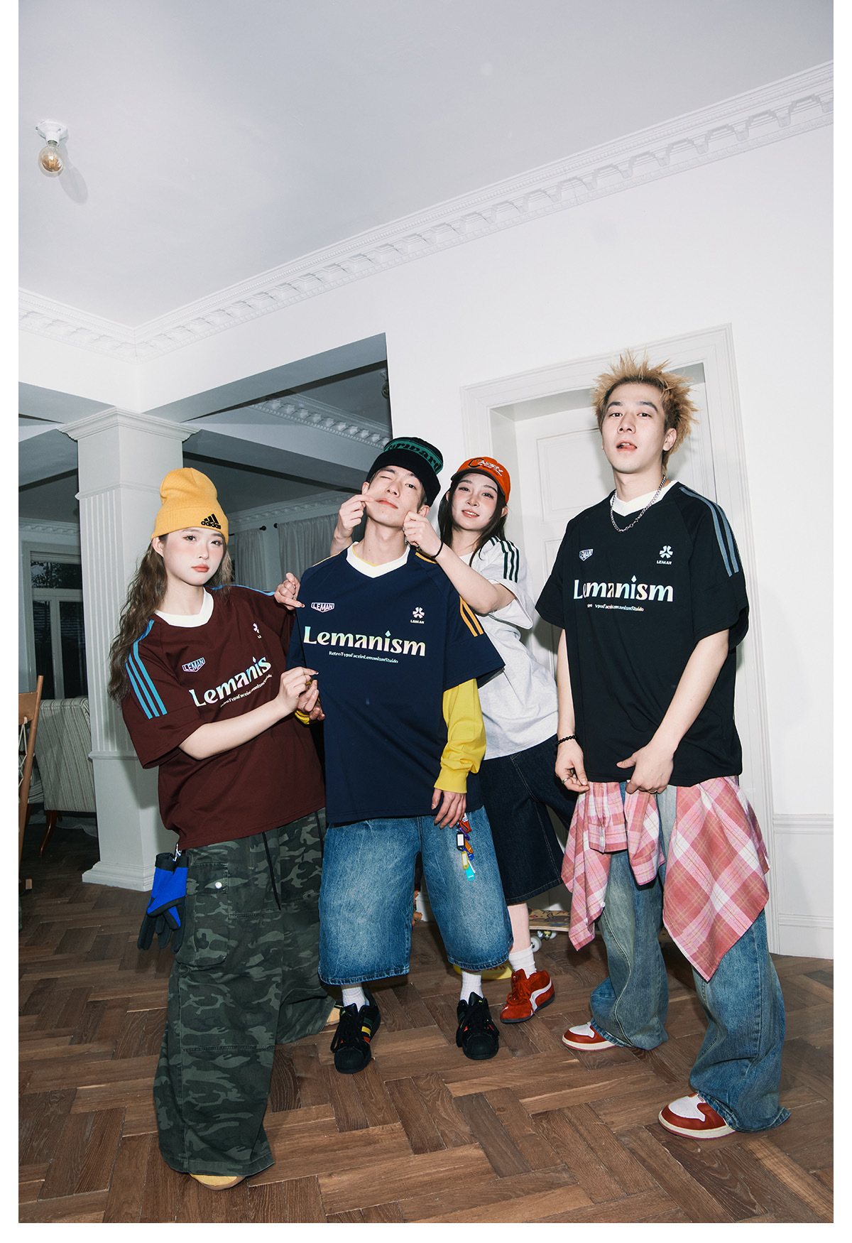 LEMANISM 美式字母 三線 短袖