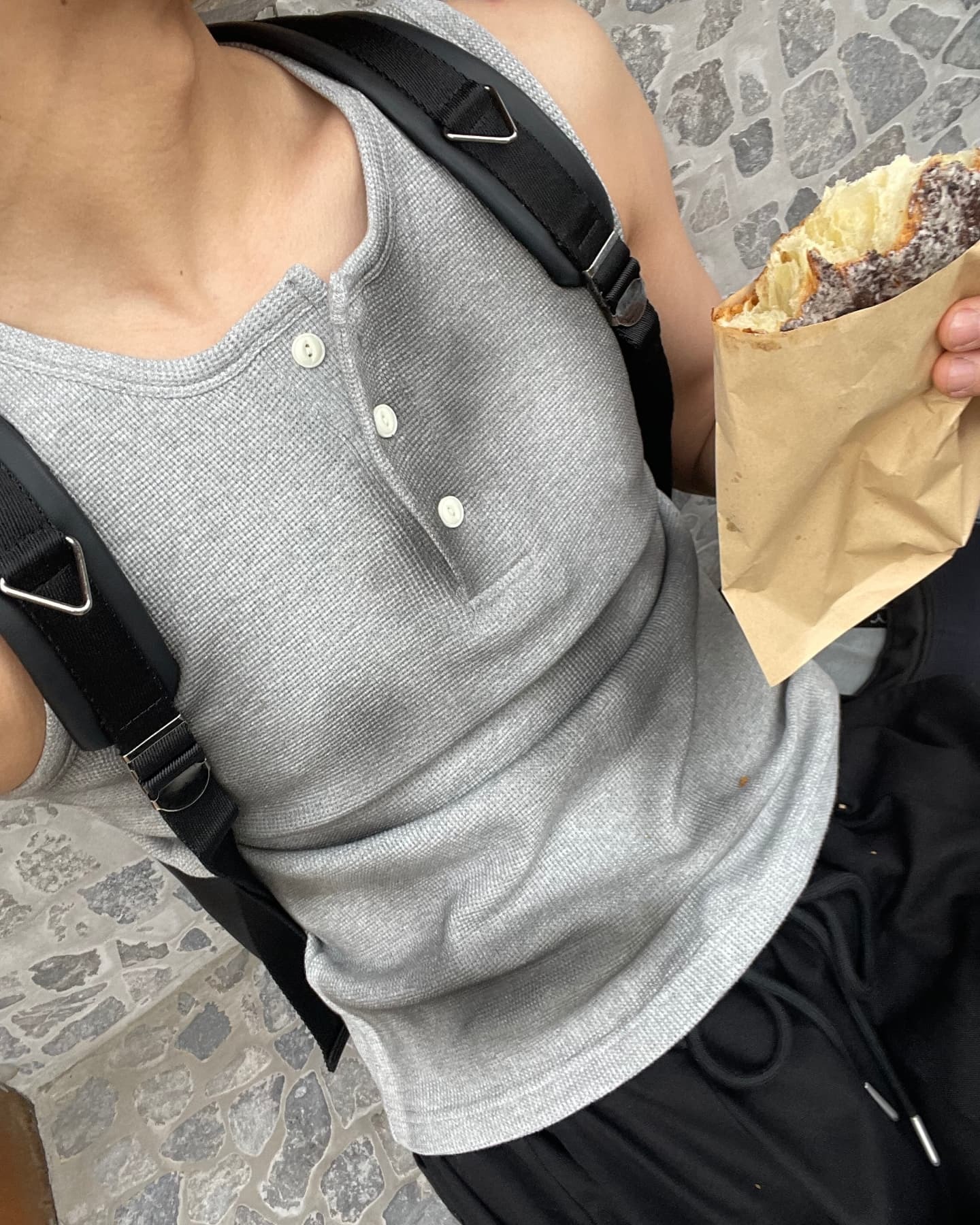 華夫格亨利領染色背心