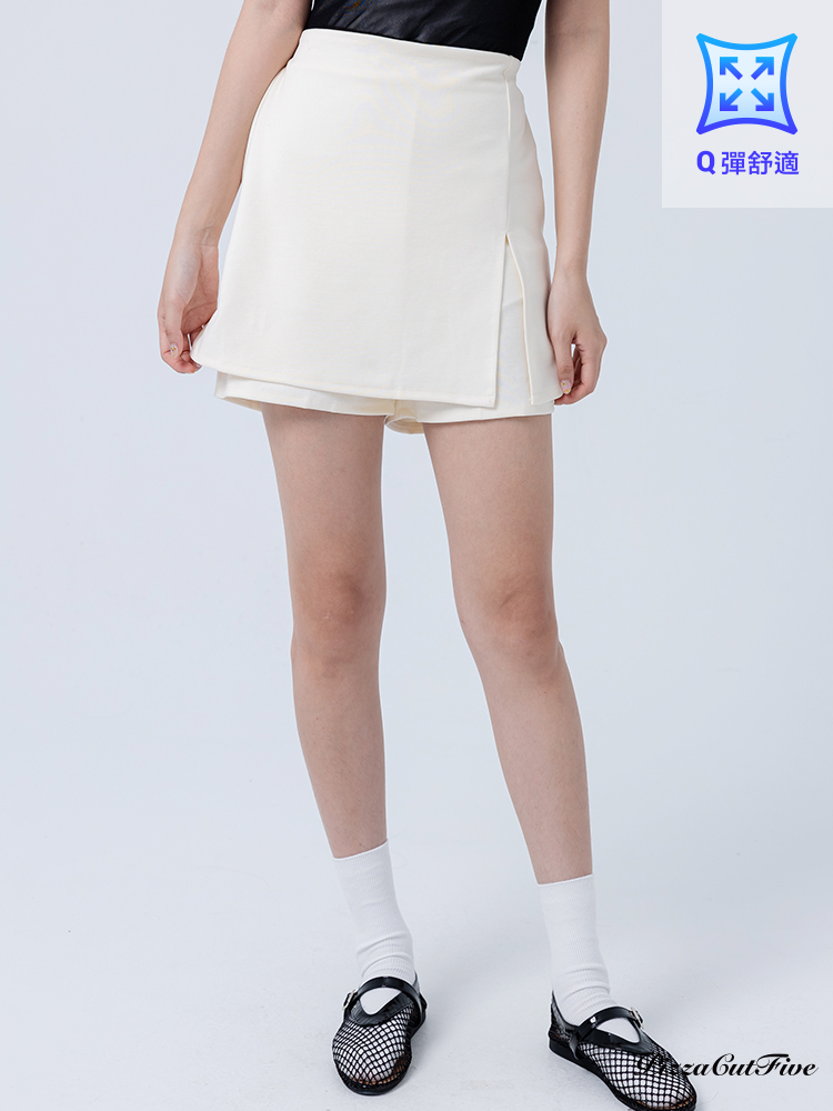 [SALE]濾鏡面膜顯瘦輕感短裙（內有安全褲） PizzaCutFive PCF252491043