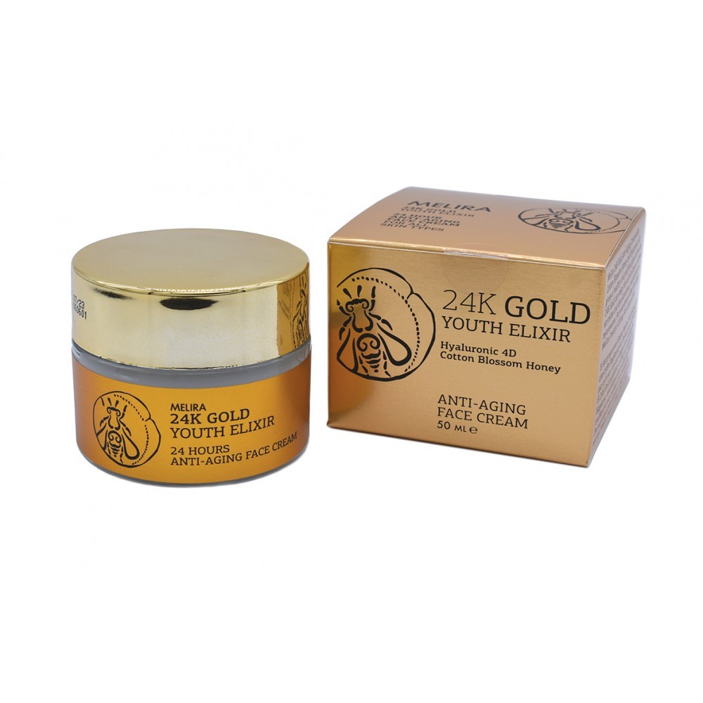 1ML0601-031 MELIRA 24K Gold Youth Elixir Aging Face Cream 50ml #J-0023 (D-EU-E)