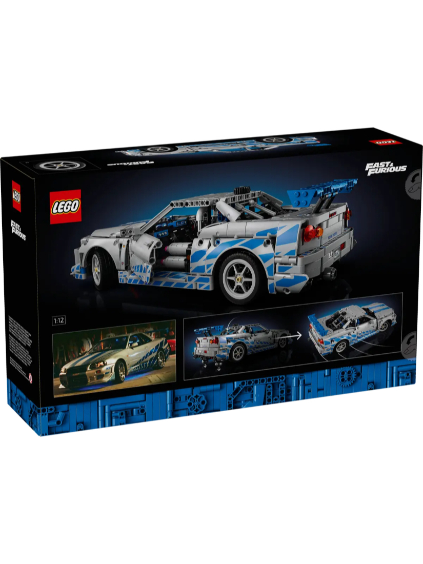 LEGO 42210 2 Fast 2 Furious Nissan Skyline GT-R (R34) Car