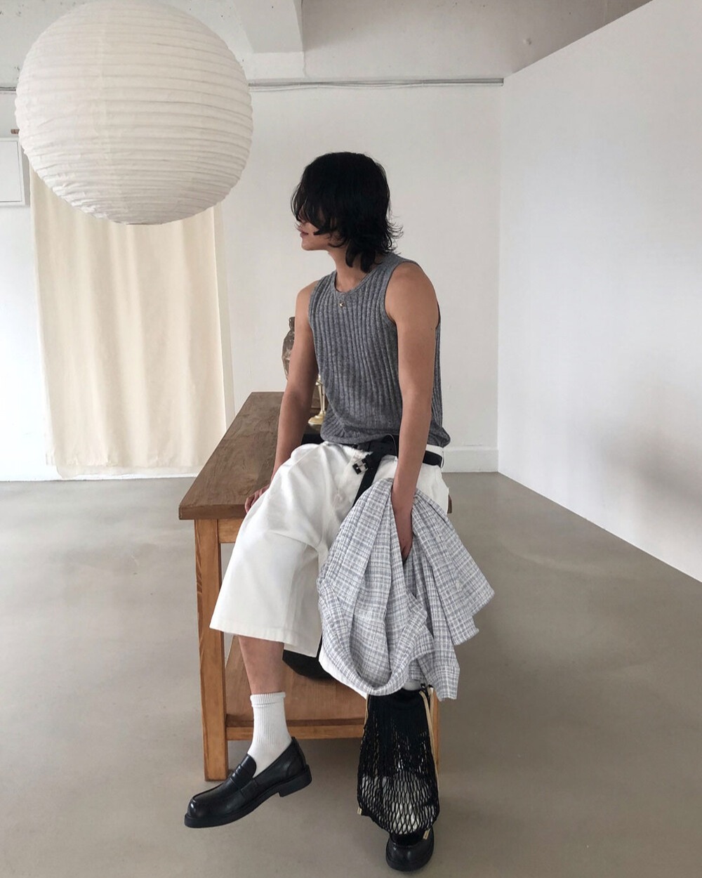 Core羅紋針織背心