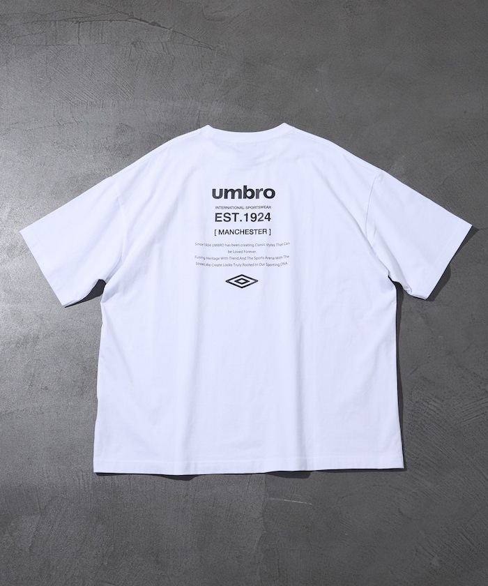 『代購商品』2025SS UMBRO back print crew neck T-shirt 圖案 短T 3126394400004