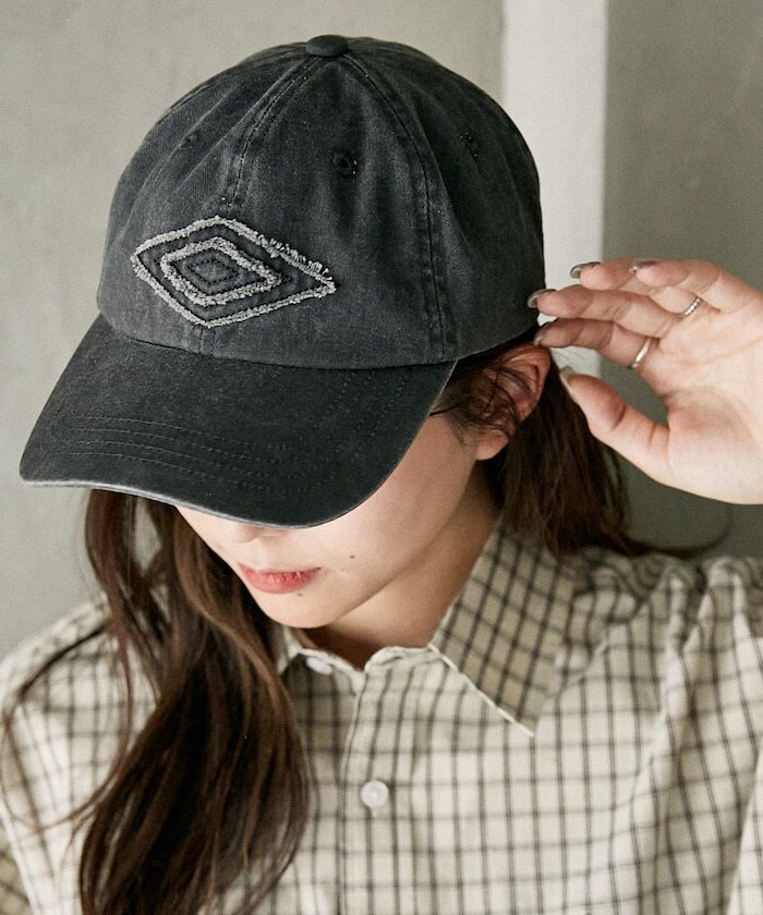 『代購商品』2025SS UMBRO damaged logo patch Cap 破壞 帽子 老帽 3181394400003