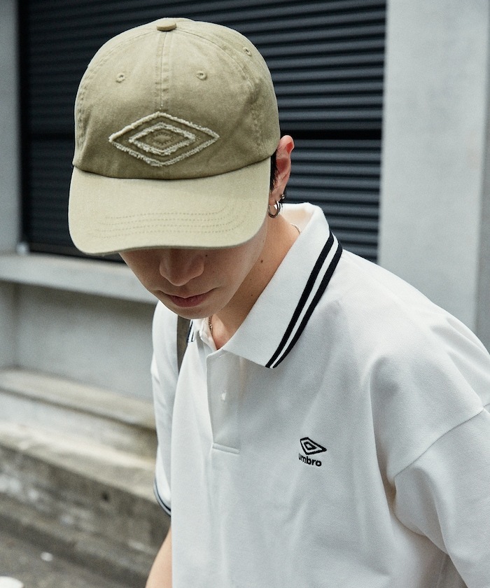 『代購商品』2025SS UMBRO damaged logo patch Cap 破壞 帽子 老帽 3181394400003