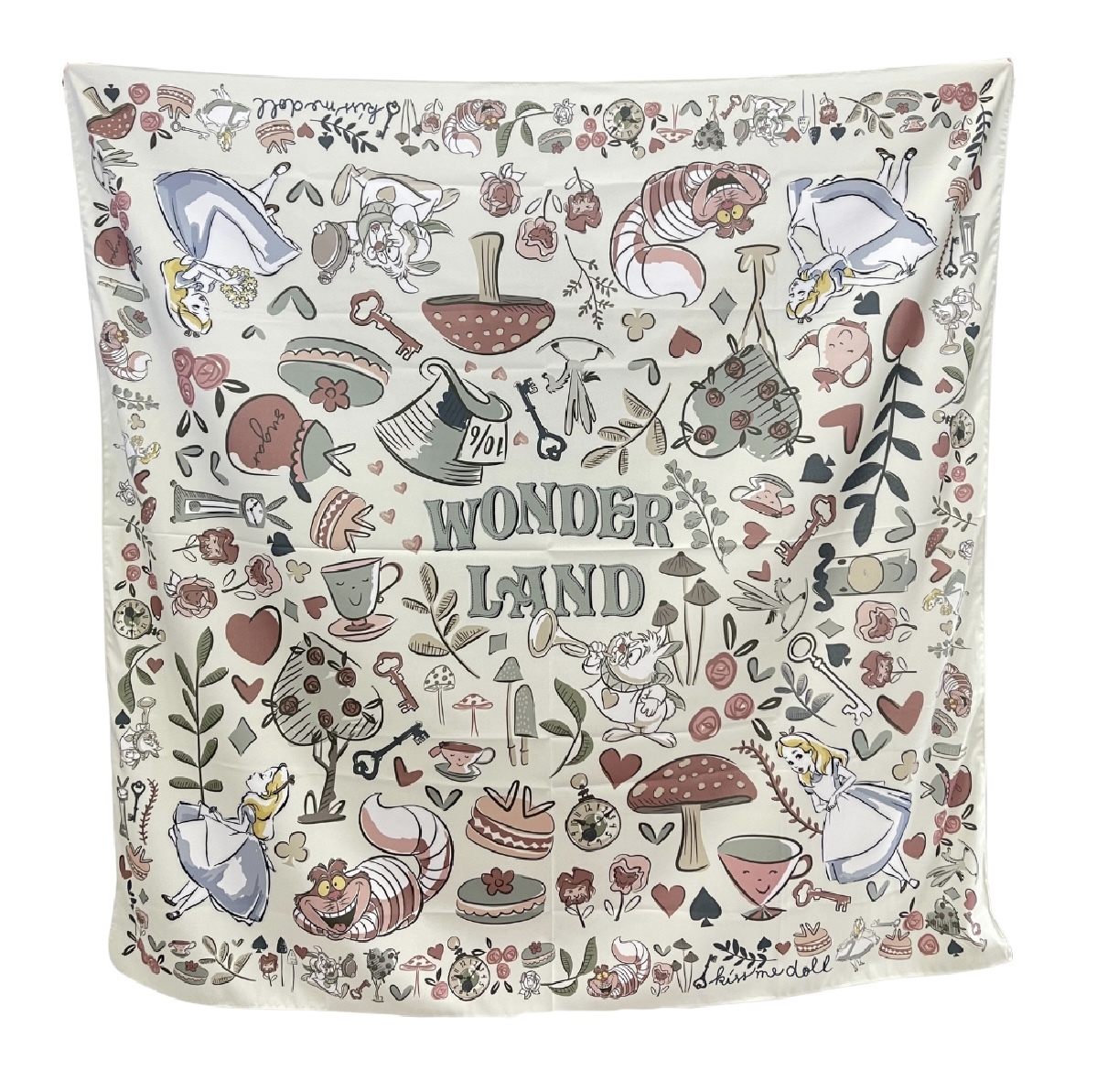 KISS ME DOLL - 真絲絲巾 ( ALICE WONDER )