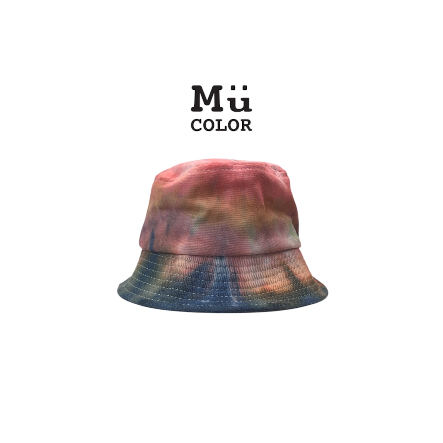 Mumu Color / ice dyed bucket hat / 冰染漁夫帽