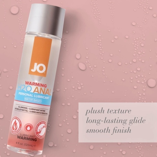 System Jo - Anal H2O Warming water-based Lubricant - 120ml
