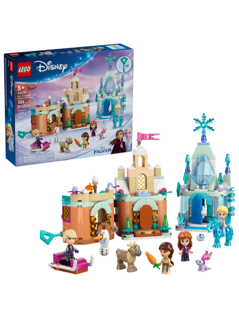 LEGO 43278 迷你艾倫戴爾城堡和艾莎的冰雪宮殿